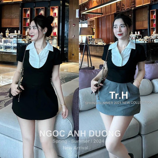 Áo Thun Cộc Cổ Sơmi QC L1