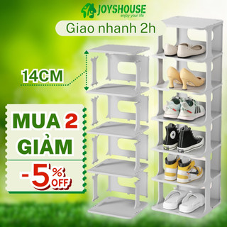 Kệ để giày dép nhiều tầng đa năng JOYSHOUSE - Giá để giày dép bằng nhựa dễ lắp ghép 5 tầng và 7 tầng
