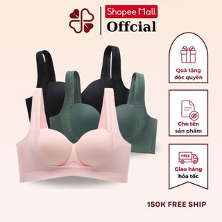 Áo Ngực Su Không Gọng ELSA BRA Nâng Ngực Bản Vai To Chổng Chảy Xệ Mềm Mại - 876