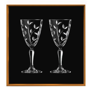 Bộ 02 Ly Rượu Vang Thuỷ Tinh Pha Lê Ý RCR - Laurus Goblet 230ml