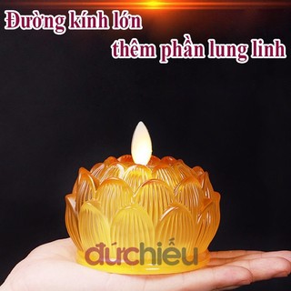 Nến Điện Tử Hoa Sen