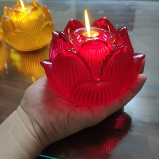 Nến Điện Tử Hoa Sen