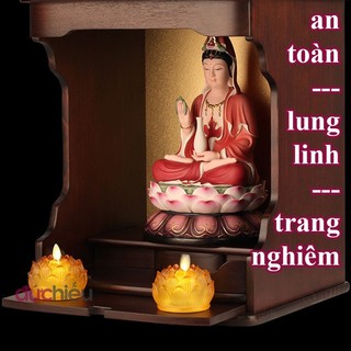 Nến Điện Tử Hoa Sen