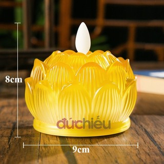 Nến Điện Tử Hoa Sen