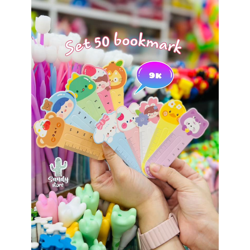 [Văn phòng phẩm] Set 50 Bookmark