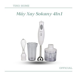 Máy Xay Cầm Tay Sokany 4 In 1 Thiết Kế Đa Năng Công Suất 1000W Dễ Dàng Sử Dụng TVQ Store