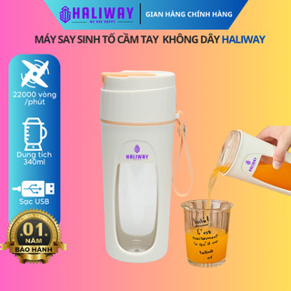 Máy Xay Sinh Tố Cầm Tay HALIWAY Dung tích 340ml 8 Lưỡi Dao - Bảo Hành 1 Năm 1 Đổi 1 (MX2)