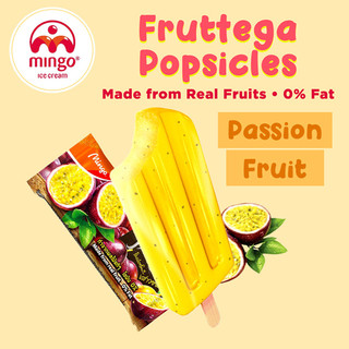 Kem chanh dây Mingo Fruttega Popsicles Passionfruit Thái Lan 65g