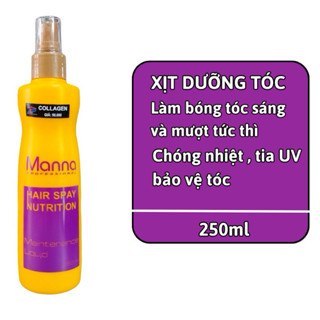  Xịt Dưỡng Tóc Manna Mùi Thơm Lâu Xịt Dưỡng Thơm Tóc Manna  250ml 