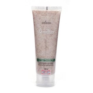 Sữa rửa mặt hạt mơ - beaumore scrub foam cleansing white