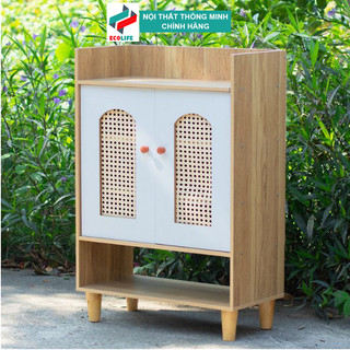 Tủ giày cánh mây có 2 cánh tiện ích hiện đại kích thước 90x60x30
