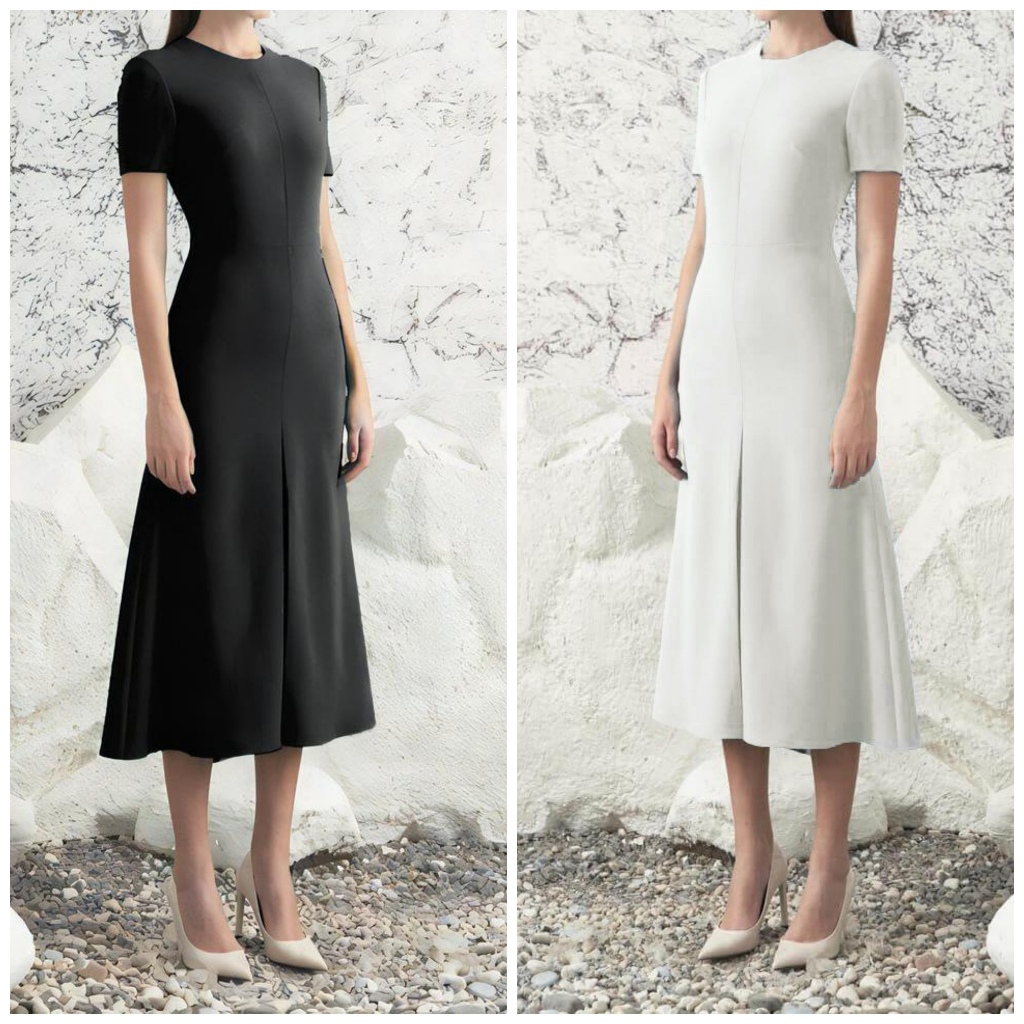 ĐẦM MIDI T3D SHORT SLEEVE