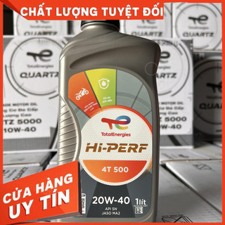 [Chính hãng TotalEnergies VN] Nhớt xe số TOTAL HI PERF 4T 500 20W40 bôi trơn động cơ