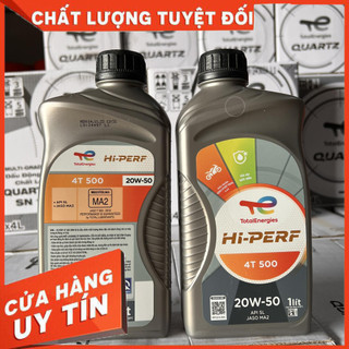 [Chính hãng TotalEnergies VN] Nhớt xe số TOTAL HI PERF 4T 500 20W50 bôi trơn động cơ