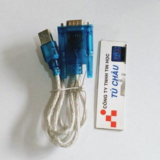 Cáp RS232 / USB ra Com DB9 (Chuẩn USB 2.0 ra Com 9 Kim Đực) / Cáp dài 80Cm (Bịt)