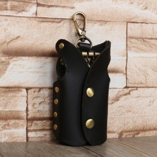 Bao da móc khóa hình áo khoác, cá tính, da thật handmade