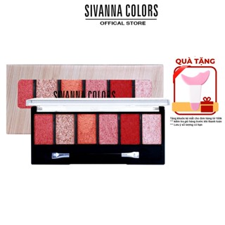[From Thailand] Bảng Mắt Má Hồng Tạo Khối Sivanna Colors Streamer Symphony Velvet Eyeshadow HF693