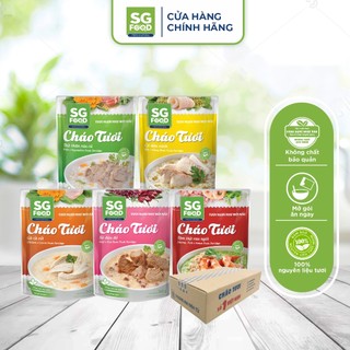 Thùng 30 gói cháo tươi deli mix vị 240g