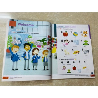Bộ academy stars starter,1,2,3,4 (tặng kèm file nghe)