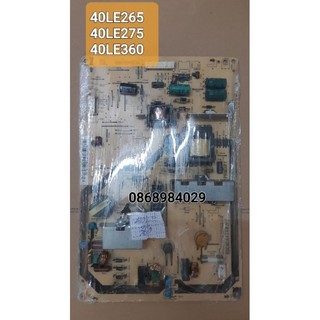 Bo mạch nguồn tivi sharp 40le265, 40le275, 40le360