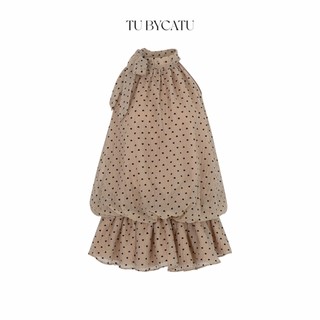 TUBYCATU | Đầm little heart tim nâu (Kèm quần bảo hộ)