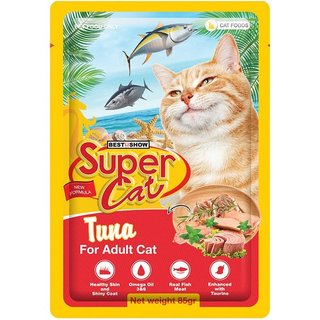Pate Super Cat Cho Mèo Mọi Lứa Tuổi - Gói 85gr