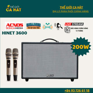Loa karaoke di động tích hợp đầu máy android 8k acnos hinet 3600