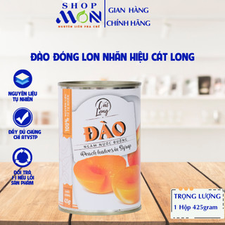 Đào giòn ngâm nước đường hộp 425g