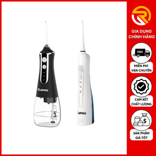 Tăm Nước Rapido 300ML Công Nghệ Đức, Công Suất 5W, 5 Đầu Tăm Thay Thế, Sử Dụng Để Vệ Sinh Răng Miệng Cho Bé Hàng Ngày