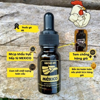 Thuốc gà đá Tăng bo, Tải cựa, Lì đòn - Thuốc nhỏ gà đá GTR chính hãng mexico, chai chiết nhỏ 1cc tiện dụng