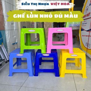 Ghế trà chanh trà sữa, ghế lùn ghế nhỏ đủ màu, ghế học sinh, Ghế lùn lổ - VTH