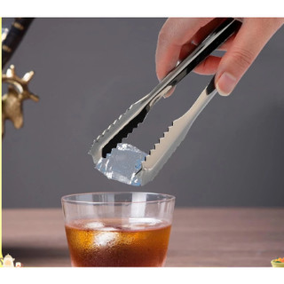 Kẹp gắp đá ,gắp thức ăn bằng inox có răng cưa nhiều kích thước