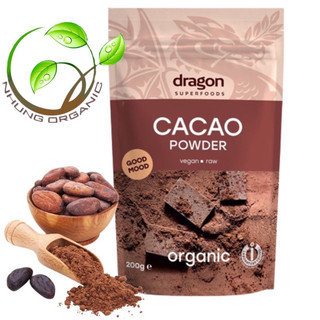 Bột Cacao Hữu Cơ Dragon Superfoods 200g