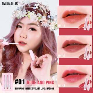 Sét 3 Son Kem Nhung Lì Lâu Trôi Sivanna Set Velvet Lips HF5068