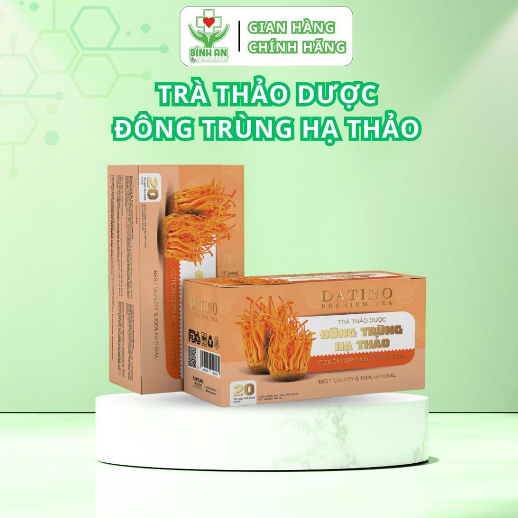 Trà Thảo Dược Đông Trùng Hạ Thảo Datino Premium Tea - NT Bình An