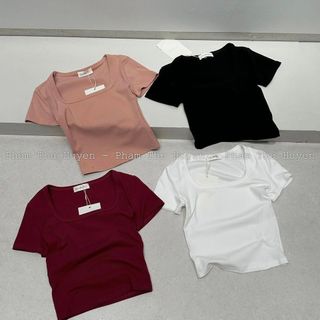 ÁO CROPTOP 4 MÀU BASIC