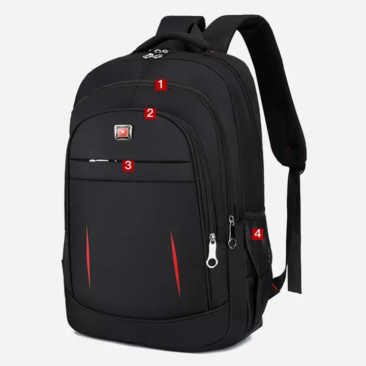 Balo du lịch cực lớn, balo nhiều ngăn, dày dặn, balo đựng laptop, đựng đồ rộng rãi -BALO-Bag Nam