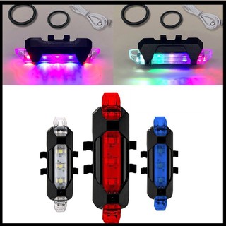 Phụ kiện xe đạp đèn báo hiệu gắn đuôi xe đạp 5 bóng led