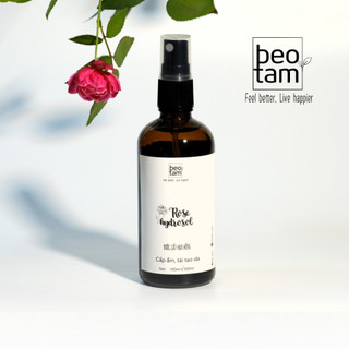 Nước cất Hoa Hồng Bèo Tấm - Rose Hydrosol dưỡng ẩm, tái tạo da, giảm mụn trứng cá 100ml/ 500ml