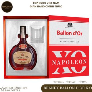 [Chính Hãng] Brandy XO Ballon XO - Dennes XO - Napoleon XO 700ml [Hàng Thật]