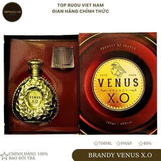 Brandy xo pháp venus - janus - kệ tỳ hưu rồng vàng 700ml - 3000ml