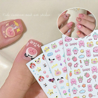 Sticker 5d hoạt hình dán móng siêu cute - MO 15k/1 tấm