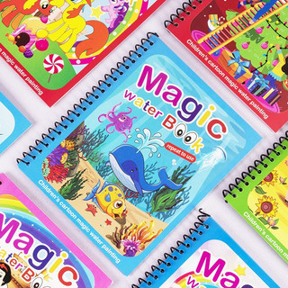 Sách - tập tô màu nước không bao giờ hết mực cho bé