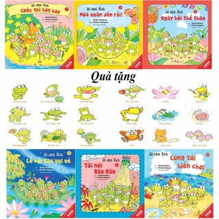 Sách Ehon - Combo 10 chú Ếch