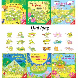 Sách Ehon - Combo 10 chú Ếch
