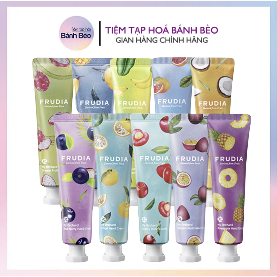 Kem Dưỡng Da Tay Mềm Mịn Frudia My Orchard Fruit Hand Cream 30g Cấp Ẩm Thấm Nhanh Không Bết Dính