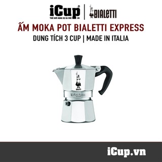 Ấm pha cà phê Espresso Moka Pot Bialetti 3 cup Made in Italia