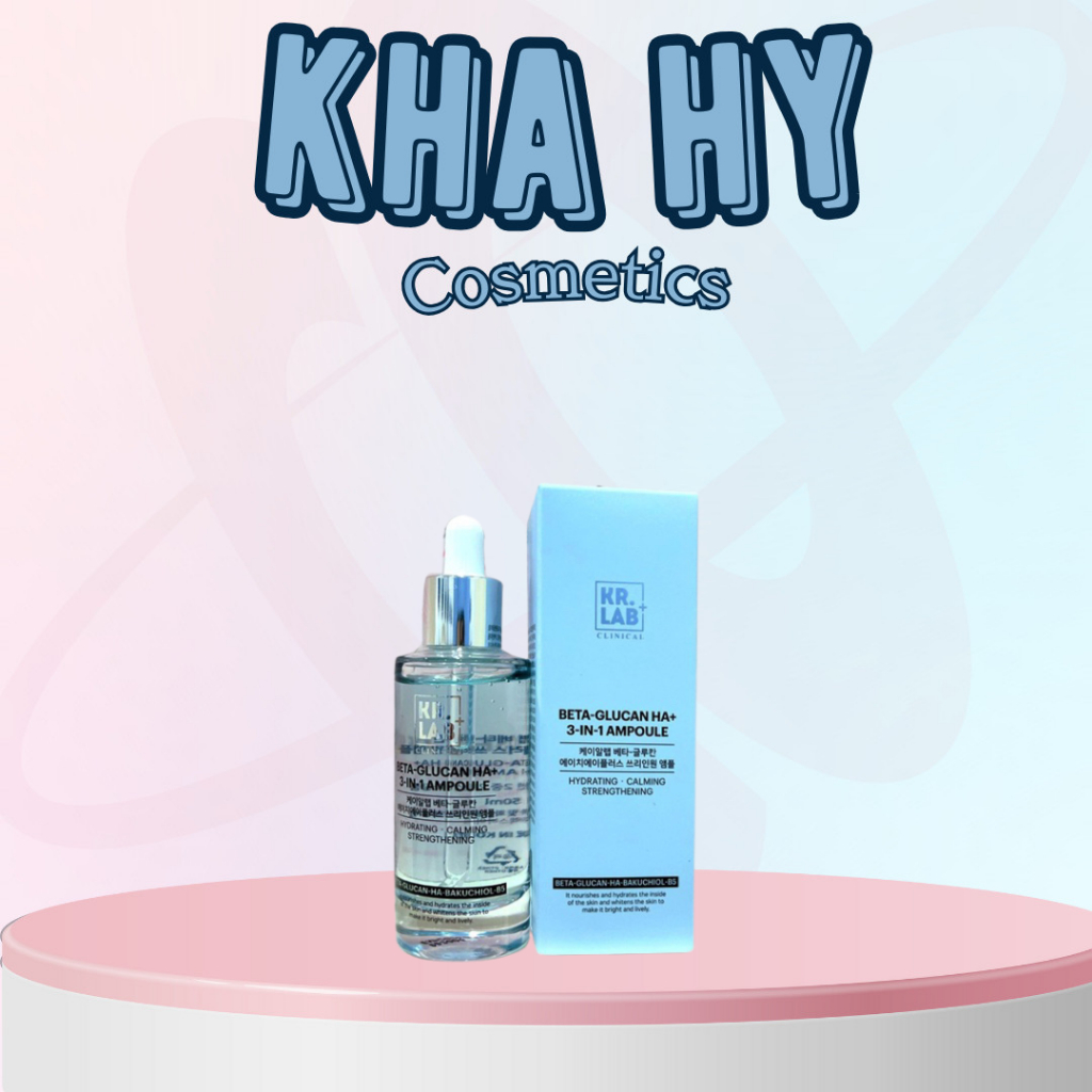 Serum Ampoule beta glucan HA+ Kr.Lab hạn 2026 bản mới nhất có B5
