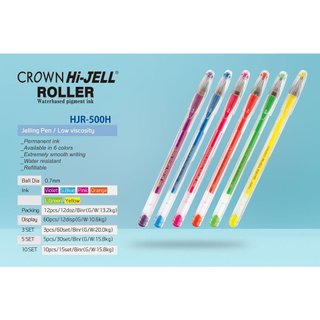 Bút dạ quang crown hjr-500h - bút hàn quốc