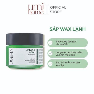 Sáp Wax Lông UMIWAX 75ml UMIHA dùng cho vùng lông nách, chân tay, body hiệu quả